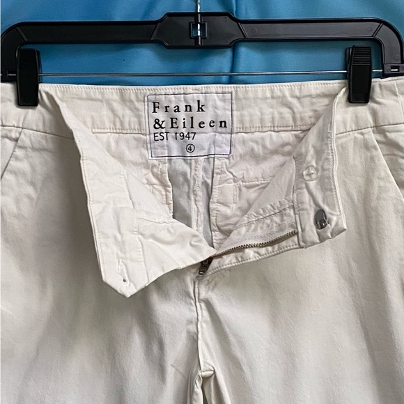 Frank & Eileen WICKLOW The Italian Chino Italian Performance Twill Size: 4 Chalk - Picture 8 of 16